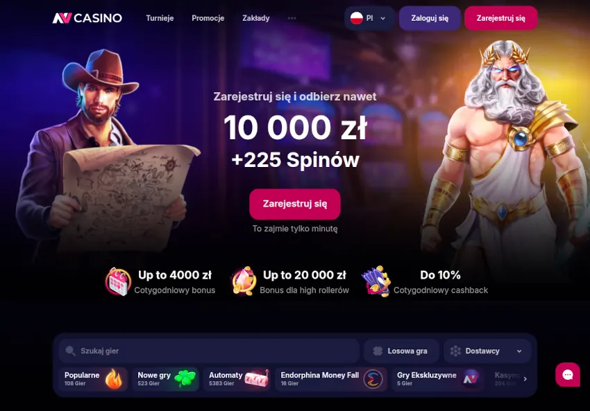 NV Casino darmowe kasyno online bez rejestracji